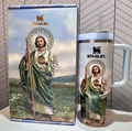 Sacred Grace Faith Tumbler - sky blue faith-inspired tumbler