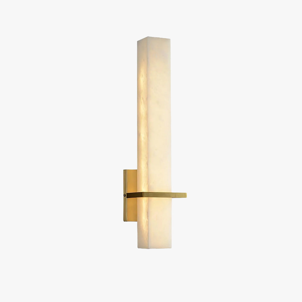 Modern rectangular alabaster LED wall light by BROKLEN – view 25