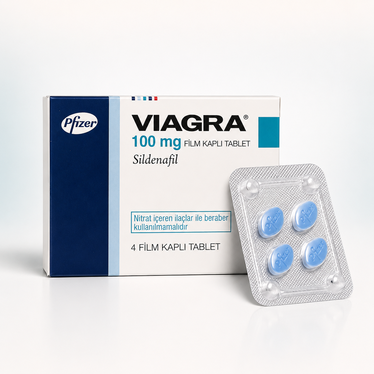 Viagra 100mg – 4 Tablets (Pfizer)