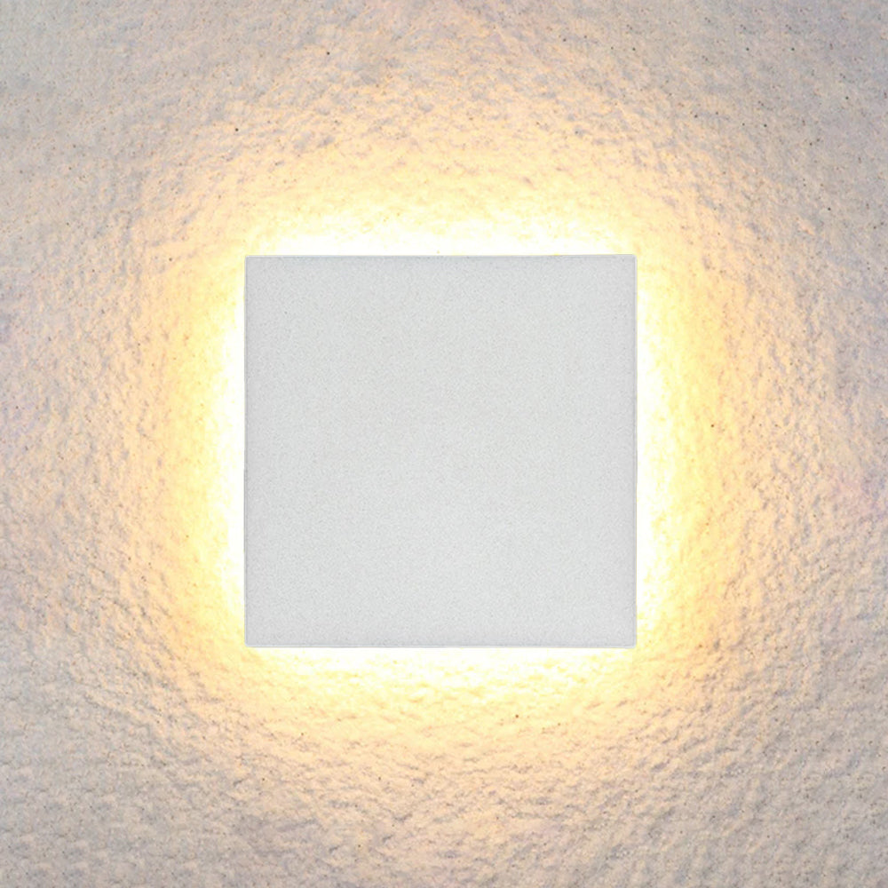Minimalist round and square outdoor LED wall light by BROKLEN – view 13