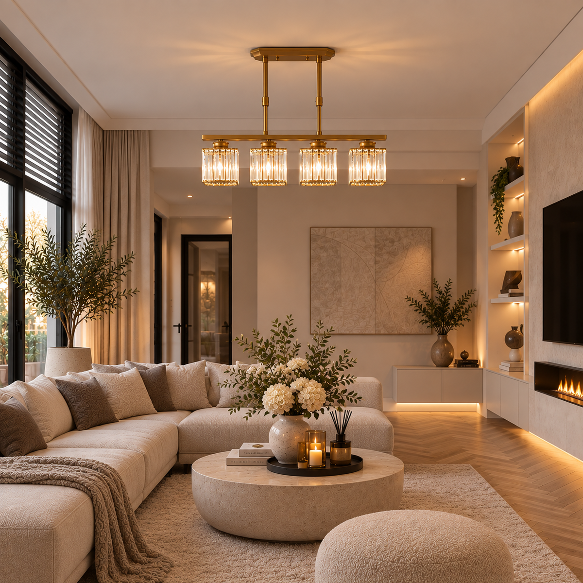 Glass pendant light bar black or gold – view 6