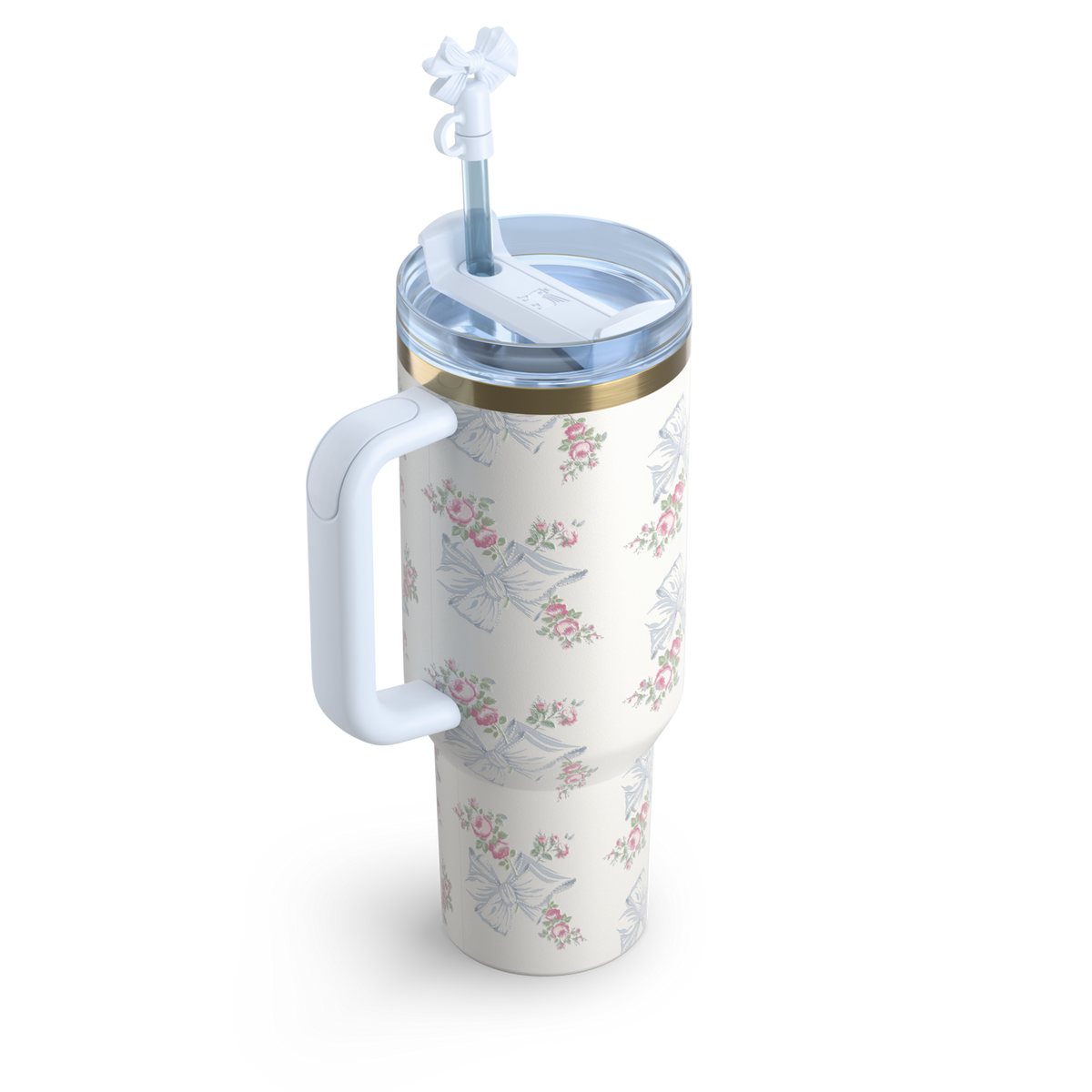 Stanley x LoveShackFancy Holiday Quencher Tumbler 40oz