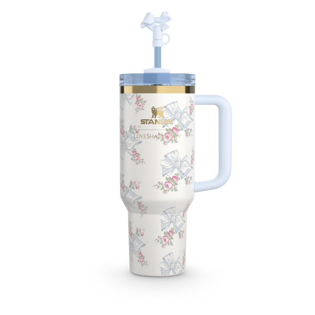Stanley x LoveShackFancy Holiday Quencher Tumbler 40oz
