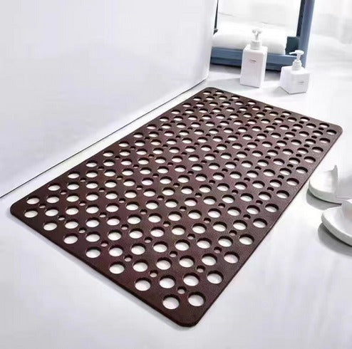 Non-slip PVC shower mat with suction cups and drainage holes by BROKLEN – view 11