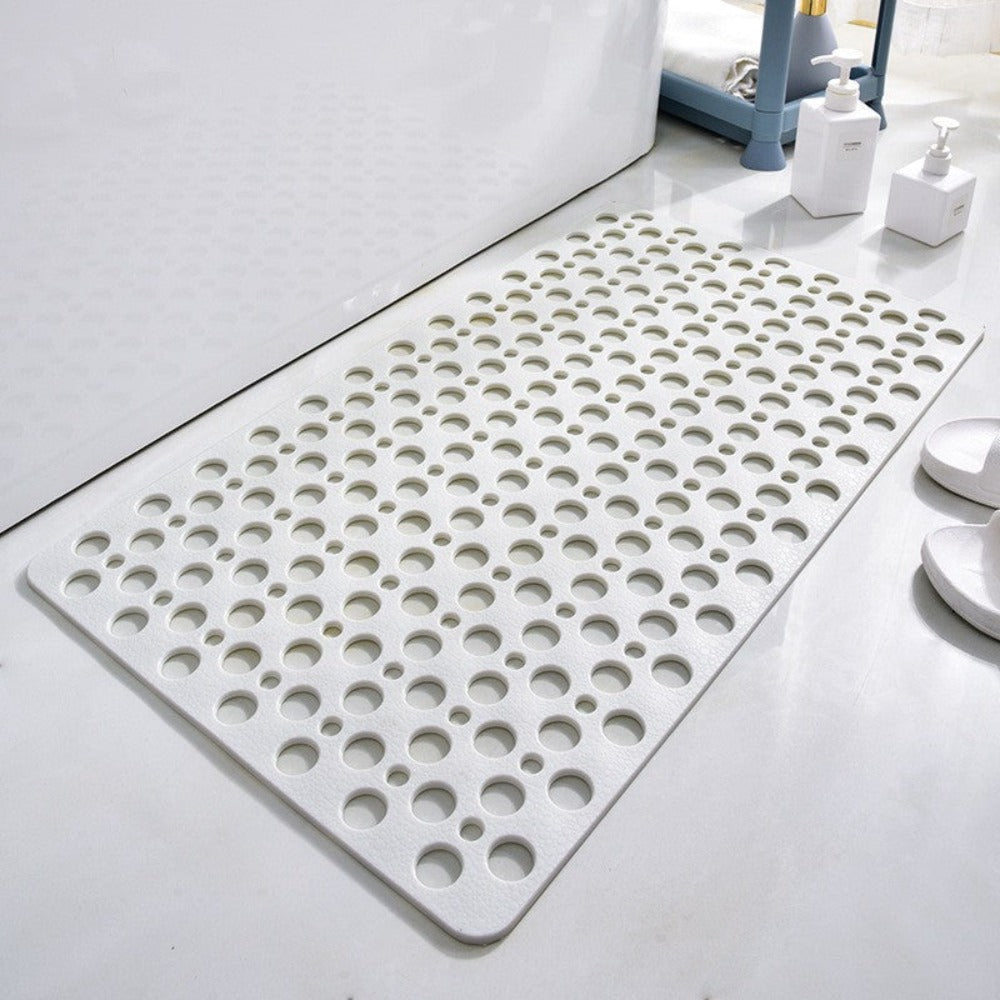 Non-slip PVC shower mat with suction cups and drainage holes by BROKLEN – view 10