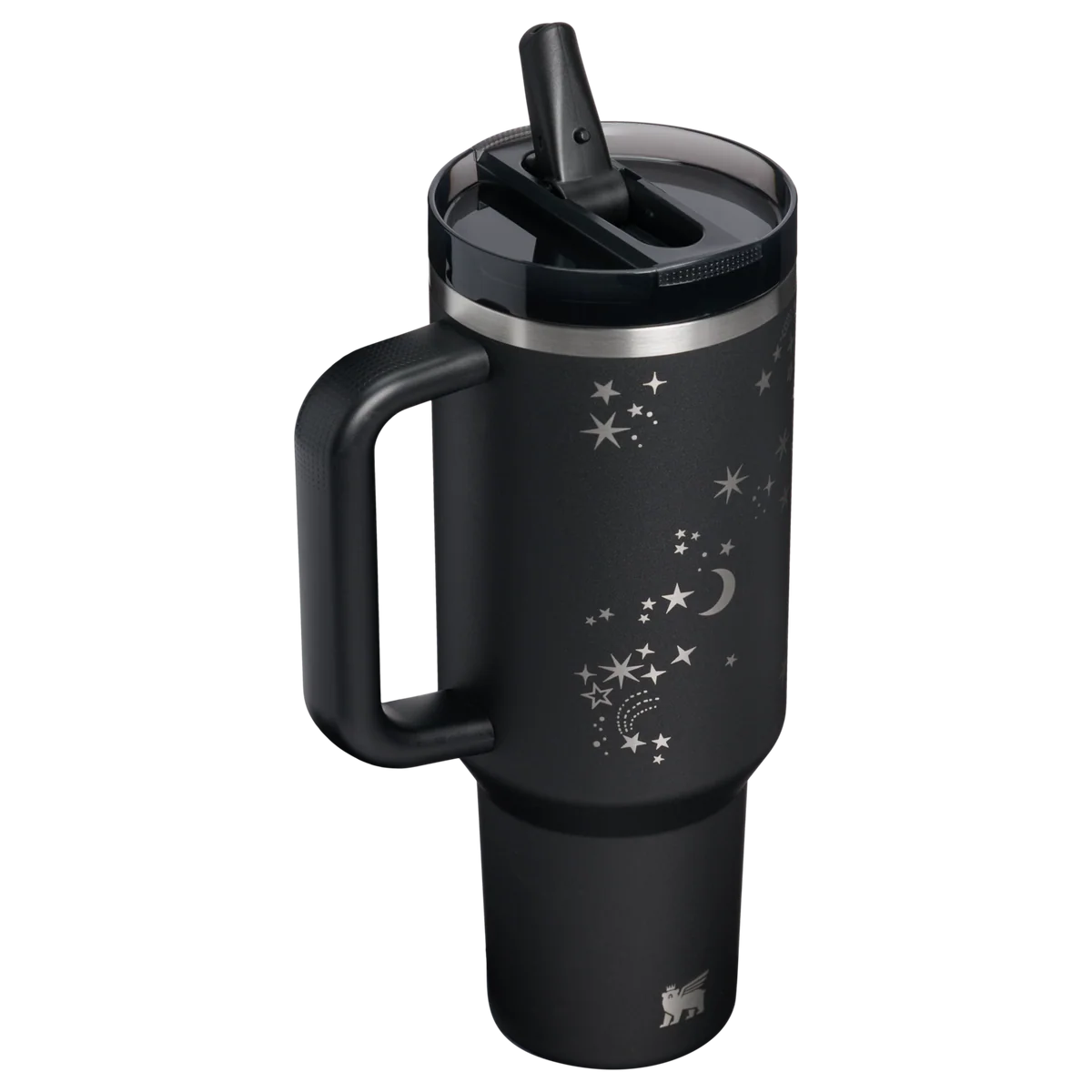 Midnight Celestial Tumbler - black insulated tumbler, view 2