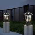 Classic solar outdoor post lantern light by BROKLEN – view 6