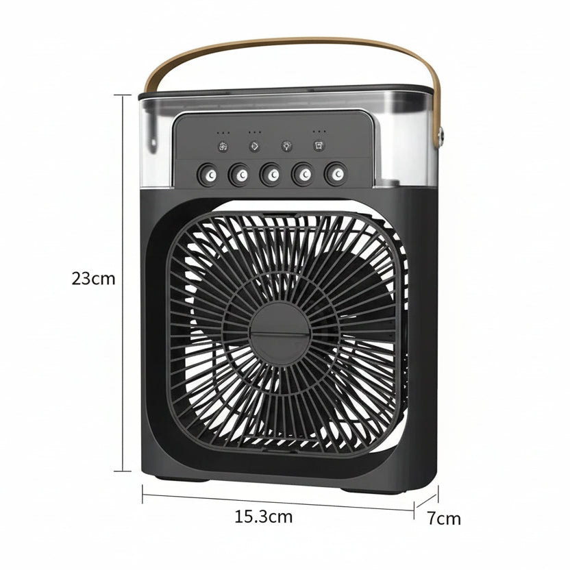 Portable mini humidifier fan desktop air cooler by BROKLEN – view 6