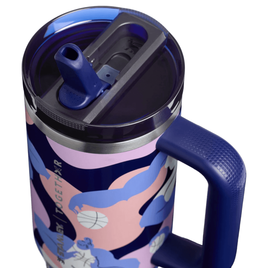 Women's Sports Power Tumbler - navy insulated tumbler, view 4