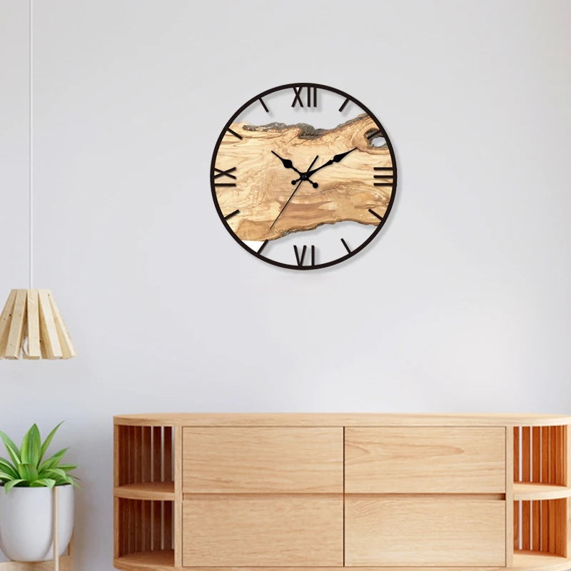 Modern transparent acrylic decorative wall clock by BROKLEN – view 6