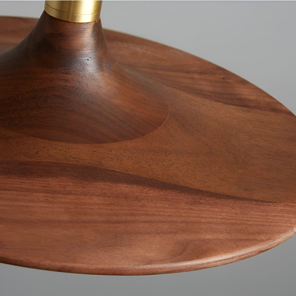 Nordic walnut-effect pendant light by BROKLEN – view 11