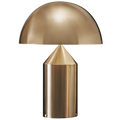 Nordic sculptural table lamp in gold and black by BROKLEN