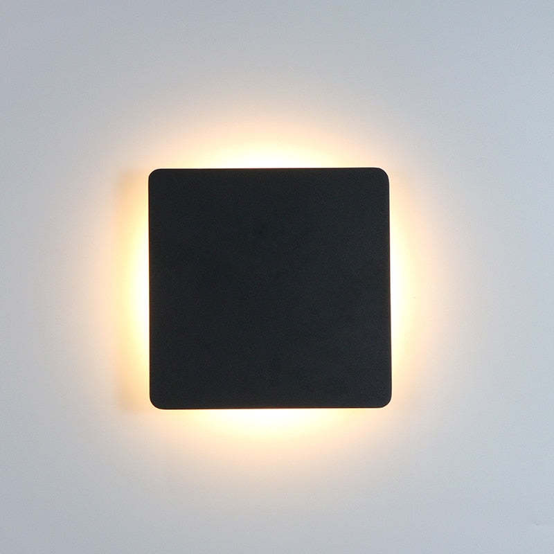 Minimalist round and square outdoor LED wall light by BROKLEN – view 12