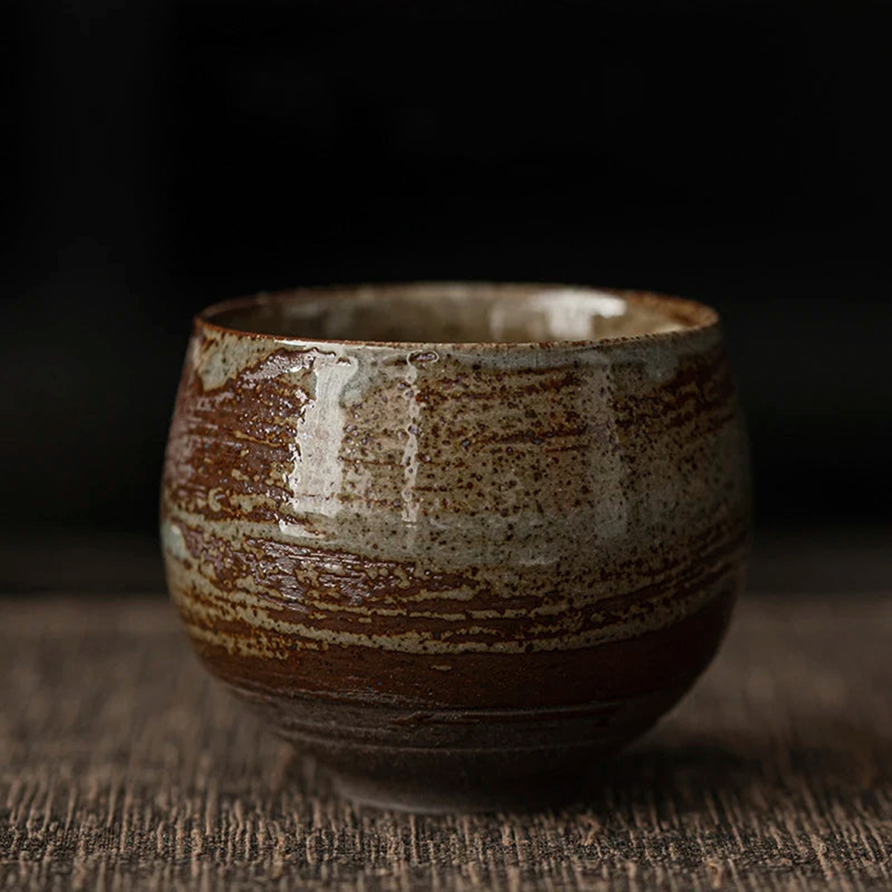 Rustic handmade ceramic stoneware espresso cups by BROKLEN – view 18
