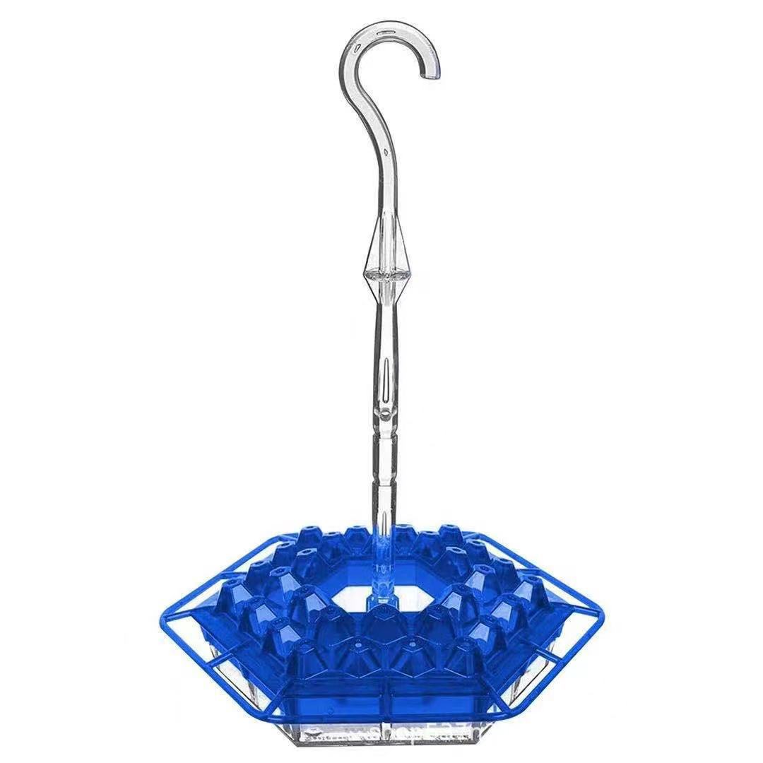 Hanging hummingbird nectar feeder with ant guard by BROKLEN – view 9