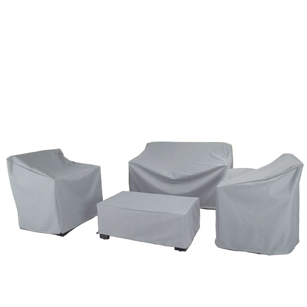 Waterproof outdoor garden furniture cover over a patio set by BROKLEN – view 2