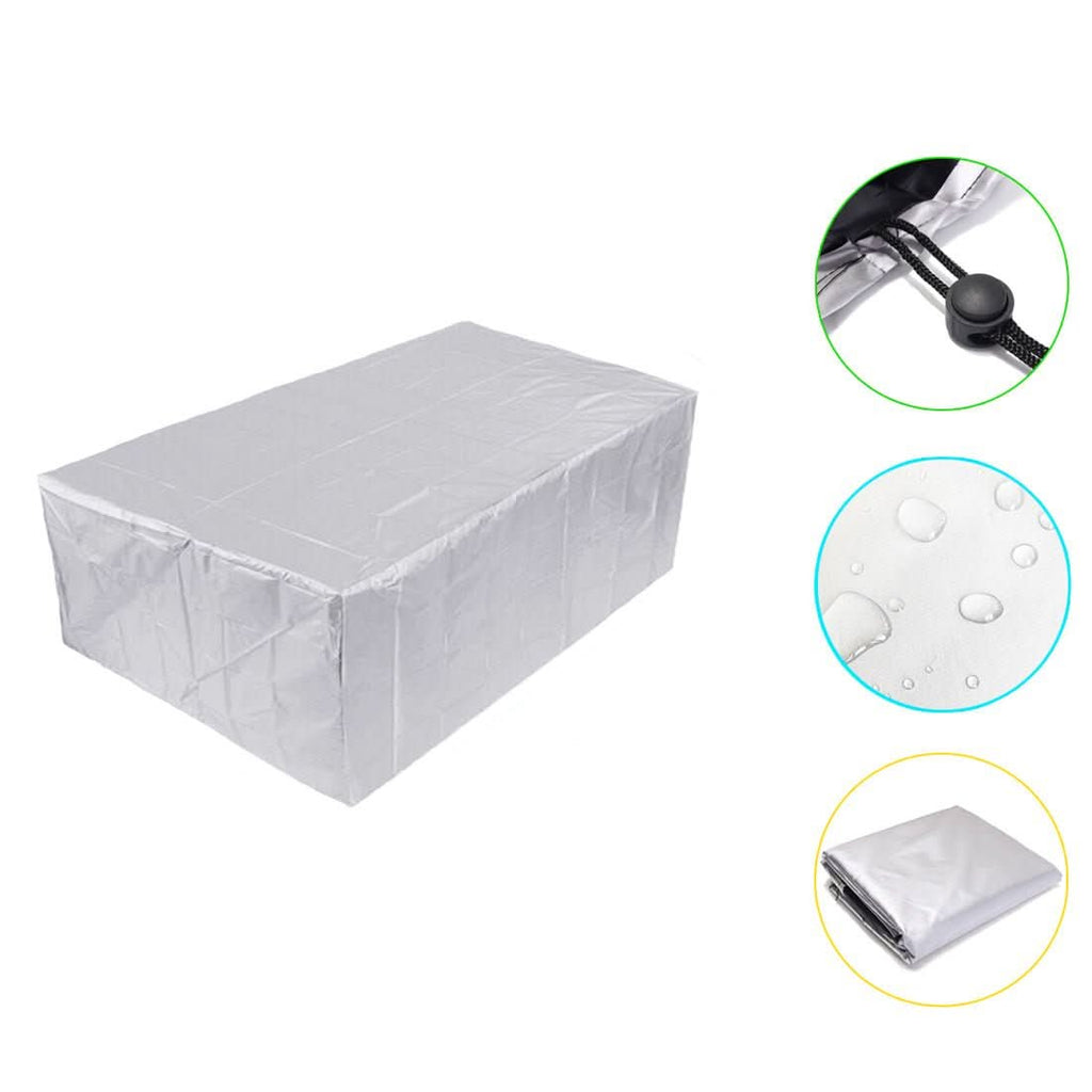Waterproof outdoor garden furniture cover over a patio set by BROKLEN – view 13