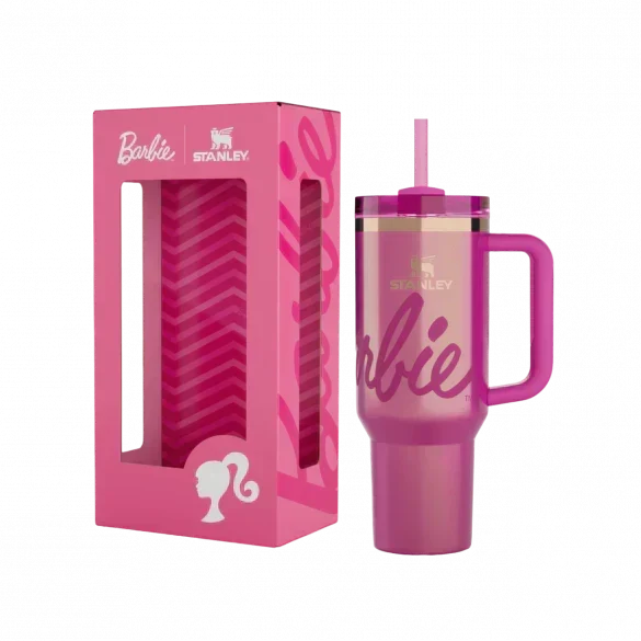 Stanley x Barbie Icon Quencher H2.0 FlowState Tumbler 40oz, Limited Edition