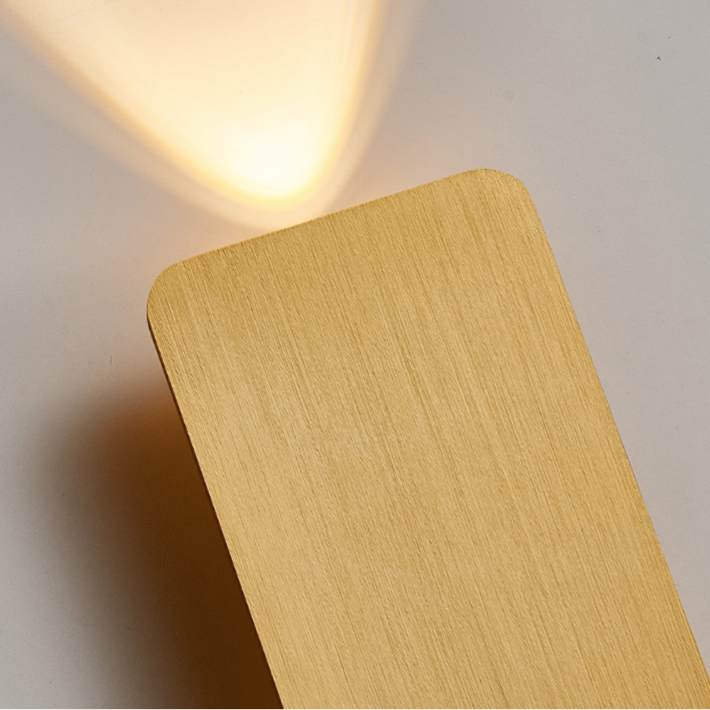 Modern rectangular up and down indoor LED wall sconce by BROKLEN – view 5