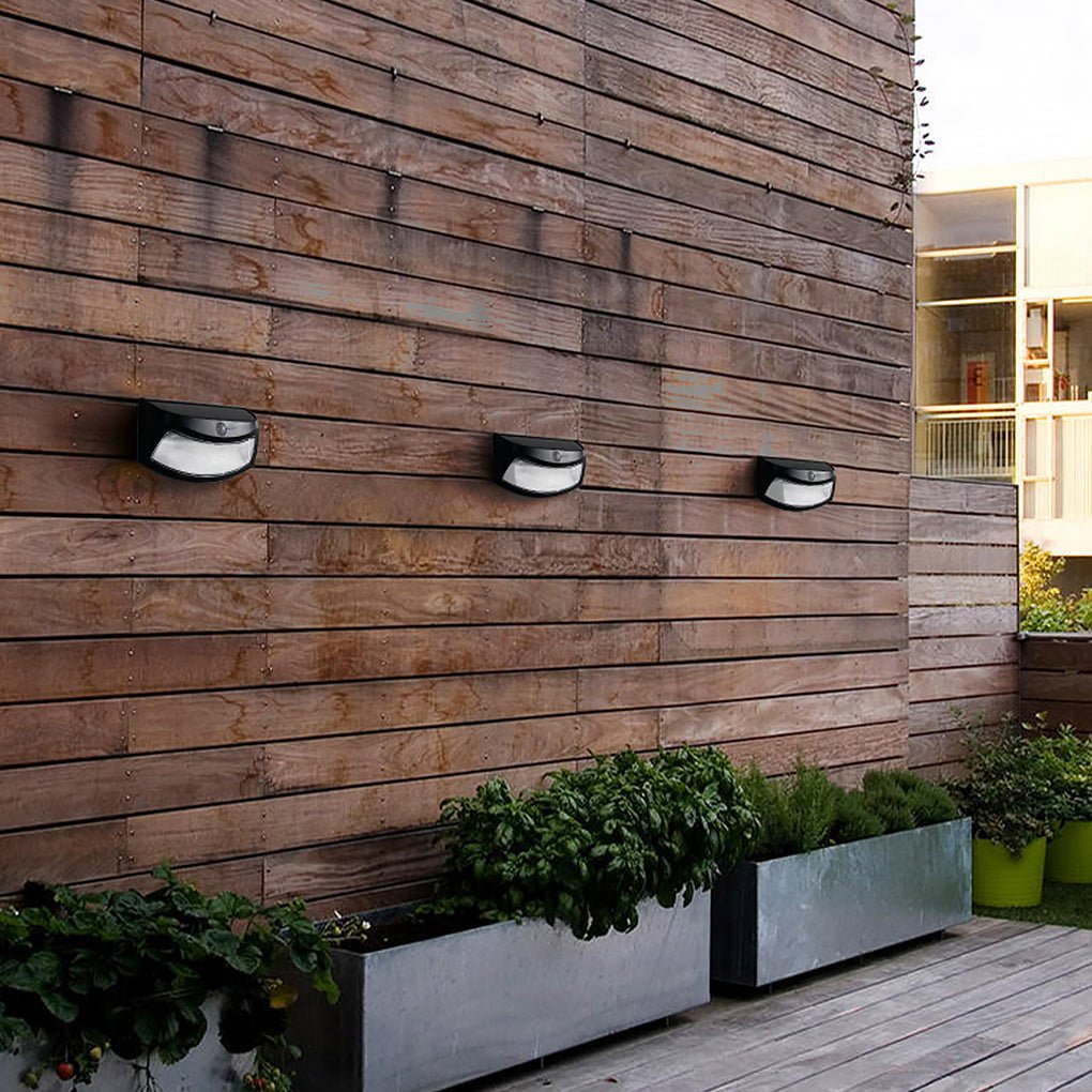 Industrial black LED outdoor wall light with motion sensor by BROKLEN – view 2