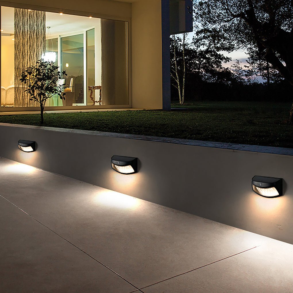 Industrial black LED outdoor wall light with motion sensor by BROKLEN