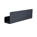 Matte aluminium bathroom wall shelf with side hooks by BROKLEN – view 6