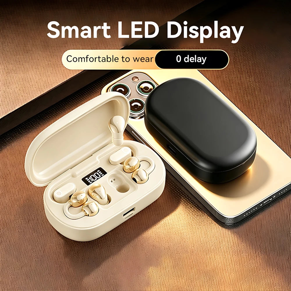 BROKLEN TWS wireless earbuds shown with charging case open