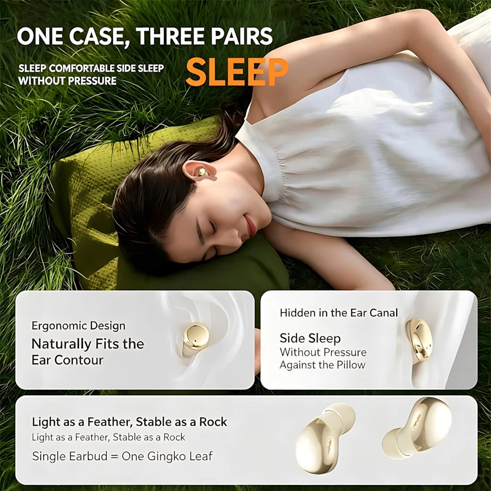 BROKLEN TWS wireless earbuds touch controls close-up
