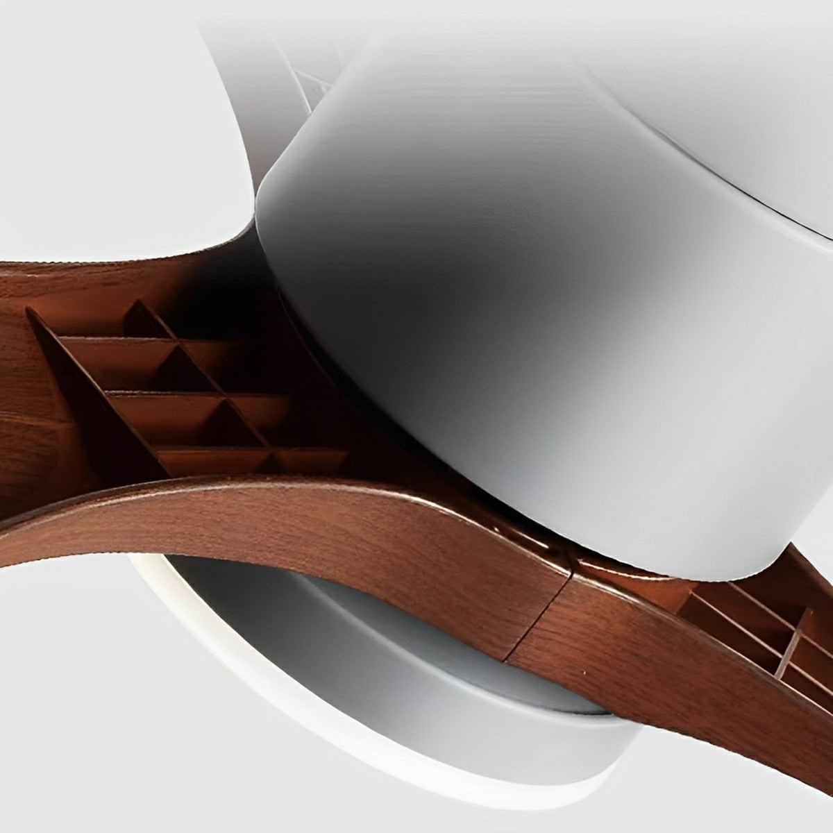 Minimalist ceiling fan with integrated LED light by BROKLEN – view 11