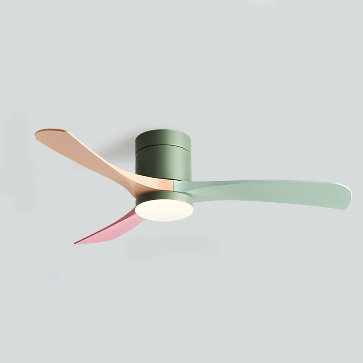 Minimalist ceiling fan with integrated LED light by BROKLEN – view 6