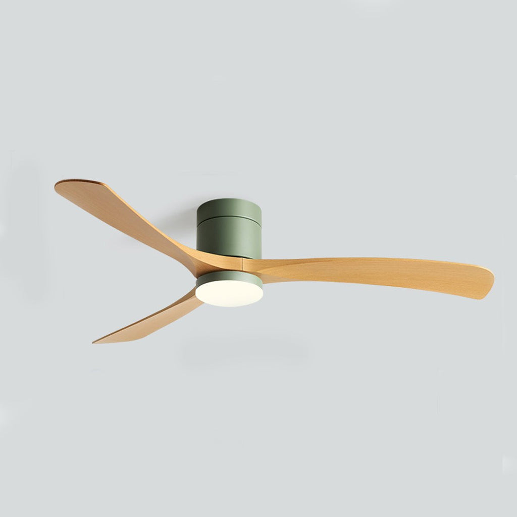 Minimalist ceiling fan with integrated LED light by BROKLEN – view 7