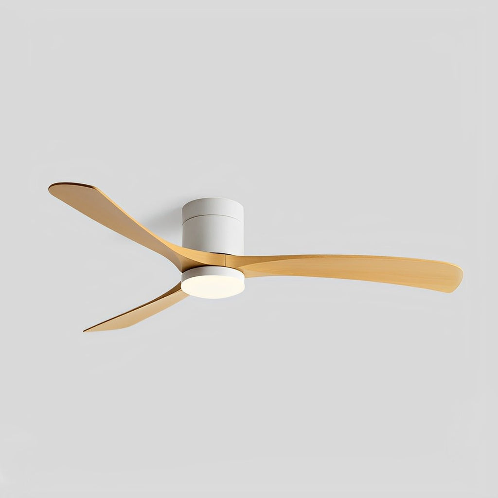 Minimalist ceiling fan with integrated LED light by BROKLEN – view 8
