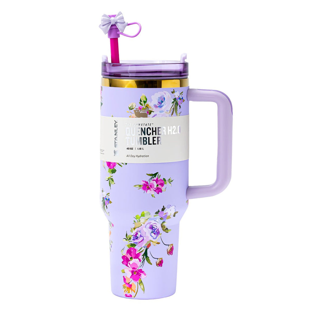 Stanley x LoveShackFancy Lavender Blossom 40oz Insulated Tumbler
