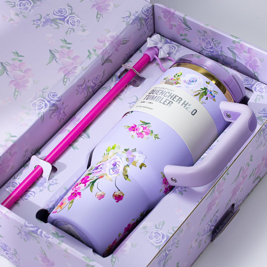 Stanley x LoveShackFancy Lavender Blossom 40oz Insulated Tumbler