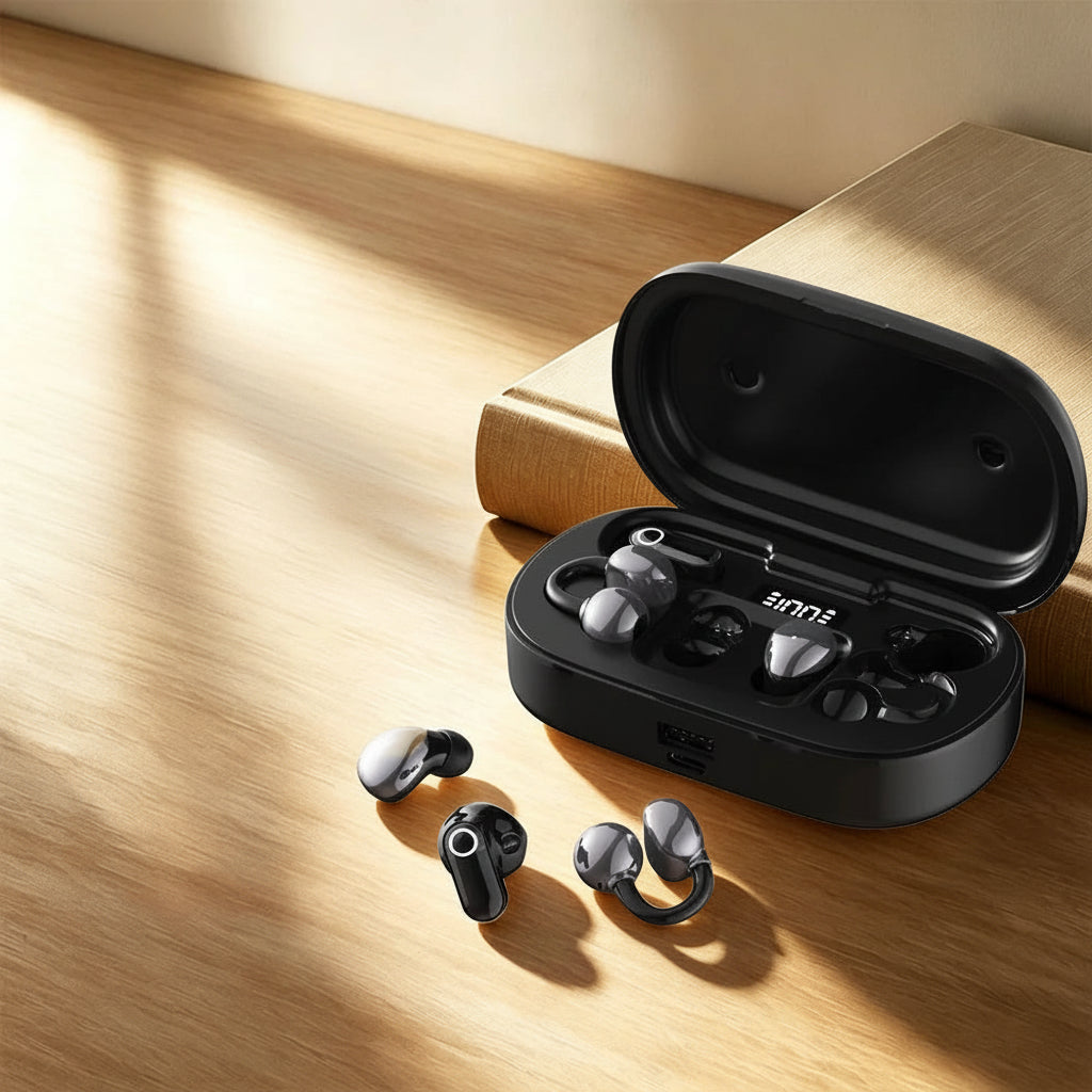 BROKLEN TWS wireless earbuds in Black colourway